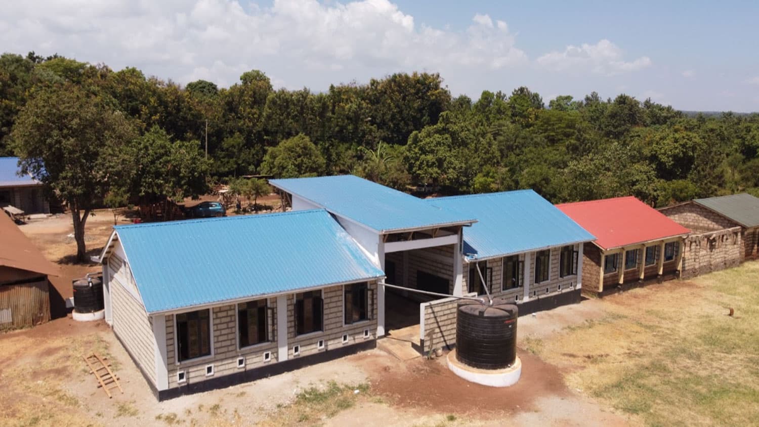 Modern rural school classrooms built by Eco Pinnacle Builders