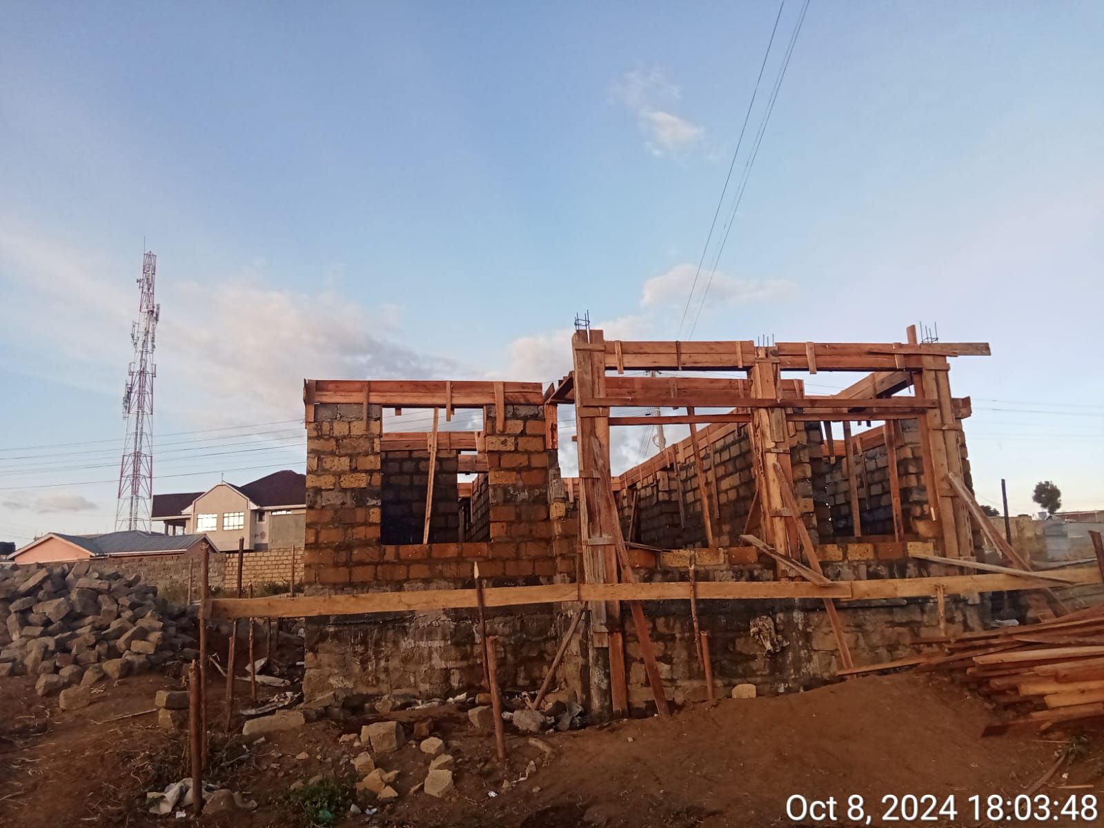 Flat Roof Bungalow in Naivasha. Ongoing